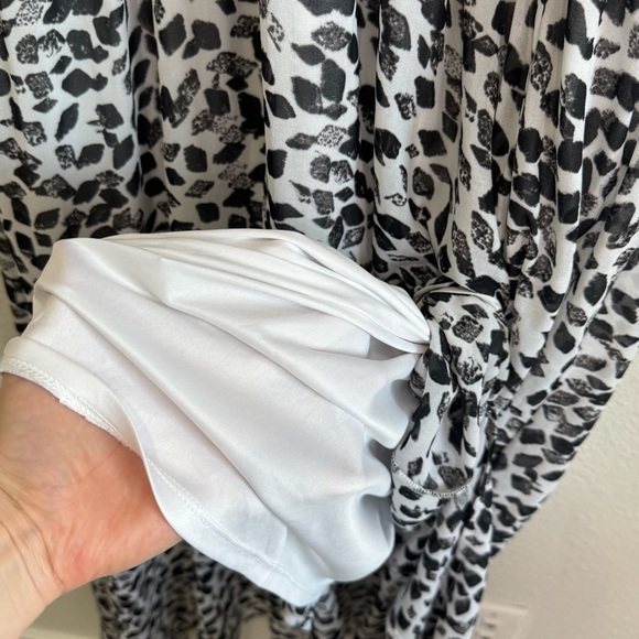 Lane Bryant Womens Size 20 Chevon Animal Print Boho Maxi Dress Vacation Resort - Picture 10 of 10